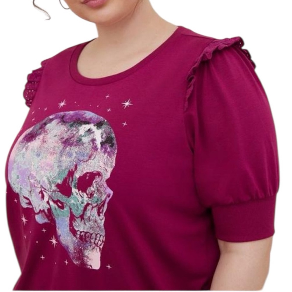 Torrid nwt Graphic Classic Fit light Weight French Terry Sweatshirt Gothcore